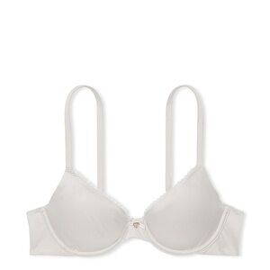 Victoria’s Secret Invisible Lift Unlined Demi Bra in Silver Pearl